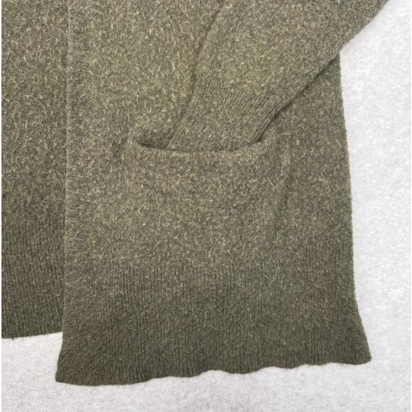 Madewell Cozy Walker Open Front Long Cardigan WMNs XXL Green #M4226 Long Sleeve - Picture 12 of 12
